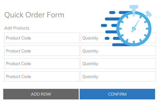 Infinity Quick Order Form