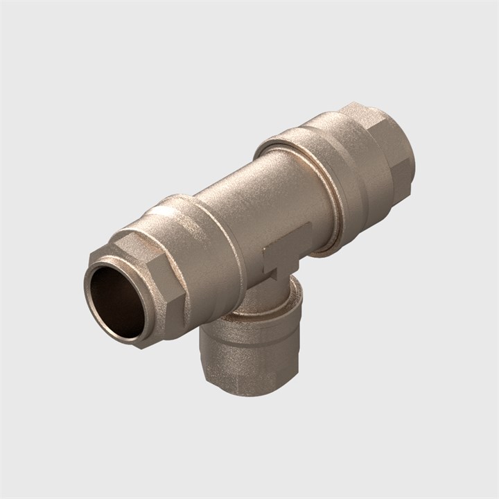 90259 - Tee Fittings with Condensate Outlet Incorporated - Available in sizes 20mm to 63mm