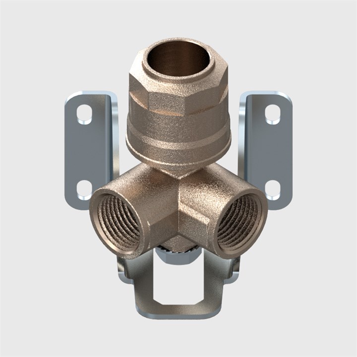 90602 - 2 Way Manifold - 20mm/25mm to 1/2" Female Threads