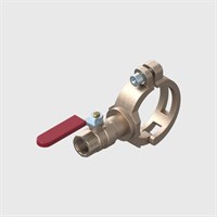90253 - Saddle Clamps With Valve - Available in sizes 25mm to 63mm