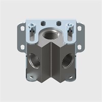 90642 - 2 Way Manifolds - Inlet Sizes 1/2" & 3/4" to 1/2" Outlets