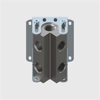 90644 - 4 Way Manifolds - Inlet Sizes 1/2" & 3/4" to 1/2" Outlets