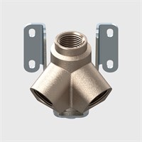 90662 - 2 Way Manifolds - 1/2" Inlets to 1/2" & 3/4" Outlets