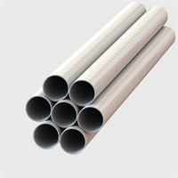 Aluminium Tubes, White Colour - 4 & 6 Metre - Sold in Various Pack Sizes